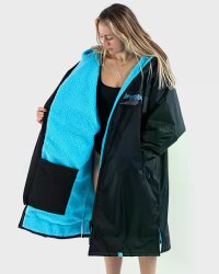 DRYROBE Advance Long Sleeve Schwarz Blau S REMIX C