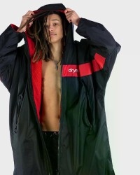 DRYROBE Advance Long Sleeve Schwarz Rot L REMIX