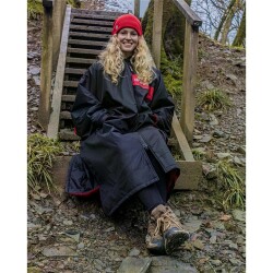 DRYROBE Advance Long Sleeve Schwarz Rot M REMIX