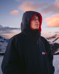 DRYROBE Advance Long Sleeve Schwarz Rot M REMIX