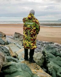 DRYROBE Advance Long Sleeve Grün Camo Grau M