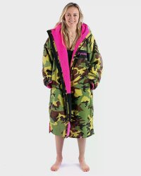 DRYROBE Advance Long Sleeve Grün Camo Pink M