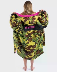 DRYROBE Advance Long Sleeve Grün Camo Pink M