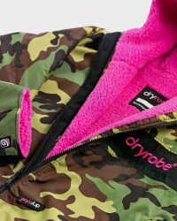 DRYROBE Advance Long Sleeve Grün Camo Pink M