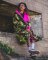 DRYROBE Advance Long Sleeve Grün Camo Pink M REMIX