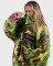 DRYROBE Advance Long Sleeve Grün Camo Pink M