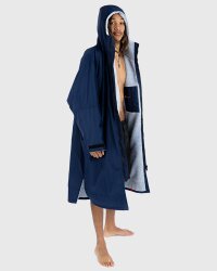 DRYROBE Advance Long Sleeve Navy Grau XXL