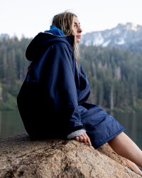DRYROBE Advance Long Sleeve Navy Grau XXL