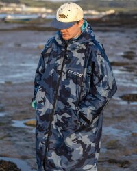 DRYROBE Advance Long Sleeve Blau Camo Blau L
