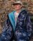 DRYROBE Advance Long Sleeve Blau Camo Blau S