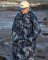 DRYROBE Advance Long Sleeve Blau Camo Blau S