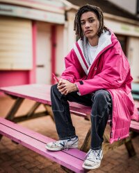 DRYROBE Advance Long Sleeve Pink Hellgrau XXL