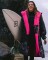 DRYROBE Advance Long Sleeve Schwarz Camo Pink M