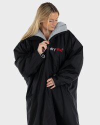 DRYROBE Advance Long Sleeve Schwarz Grau S
