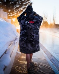 DRYROBE Advance Long Sleeve Schwarz Camo XS