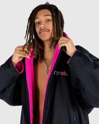 DRYROBE Advance Long Sleeve Schwarz Pink XXL