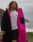 DRYROBE Advance Long Sleeve Schwarz Pink XL