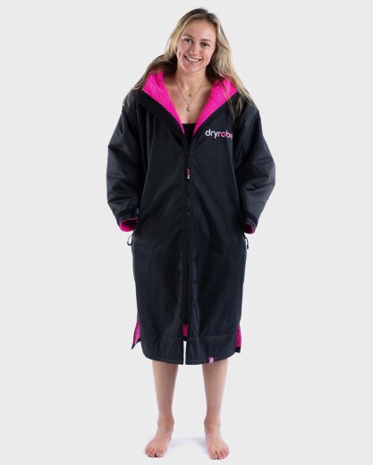 DRYROBE Advance Long Sleeve Schwarz Pink S