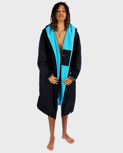 DRYROBE Advance Long Sleeve Schwarz Blau M