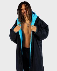 DRYROBE Advance Long Sleeve Schwarz Blau M