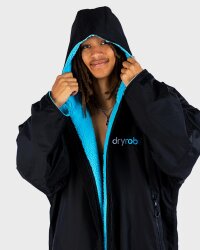 DRYROBE Advance Long Sleeve Schwarz Blau XS