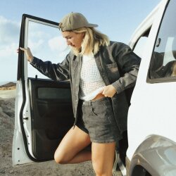 Oxbow Women Motel Walkshorts Dark Grey