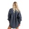 Oxbow Long Sleeve Denim Shirt Motel Dark Grey