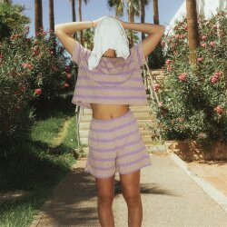 Oxbow Blaze Crop Top Lilac