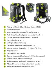 OverBoard wasserdichter Fahrrad Rucksack 20 Liter