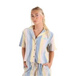 Oxbow Ally Short Sleeve Shirt Hemd Lost Blue