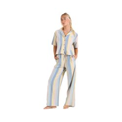 Oxbow Ally Short Sleeve Shirt Hemd Lost Blue