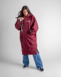 DRYROBE Advance Long Sleeve Burgunder Grau  XXL