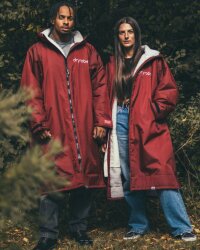 DRYROBE Advance Long Sleeve Burgunder Grau  XL