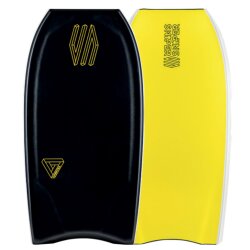 SNIPER Bodyboard Cortex PE Flex Schwarz Gelb 42