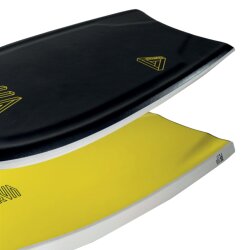 SNIPER Bodyboard Cortex PE Flex Schwarz Gelb 41