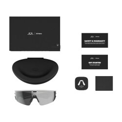 Oakley Meta Vanguard Smart Sonnenbrille White Prizm Black