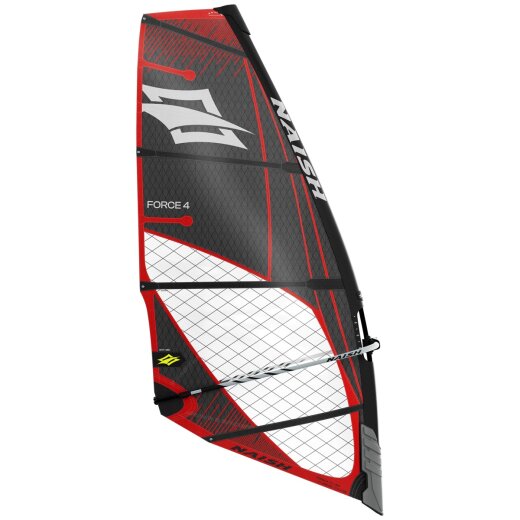 Naish Force 4 Windsurfsegel Black/Red 2026