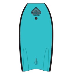 FLOOD Bodyboard Usurper 44 Graphit Aqua