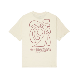Quiksilver Curve Palm Shirt Bone White
