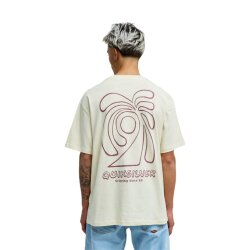 Quiksilver Curve Palm Shirt Bone White