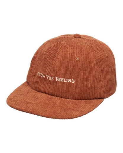 Billabong Cord Strapback Cap Rustic Brown