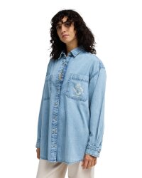 Billabong Down The Coast Jeanshemd Washed Blue
