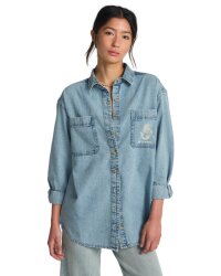 Billabong Down The Coast Jeanshemd Washed Blue