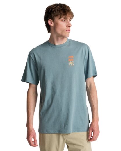 Billabong Segment Tee Washed Blue