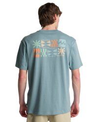 Billabong Segment Tee Washed Blue