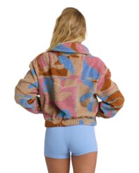 Billabong Barra Half Zip Fleece Oatmeal