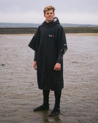 DRYROBE Advance Short Sleeve Schwarz Grau M