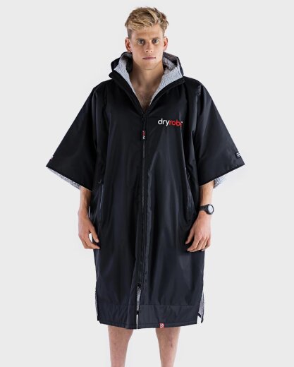 DRYROBE Advance Short Sleeve Schwarz Grau S