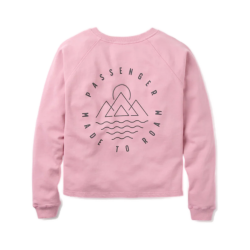 Passenger Clothing Remote Recycled Cotton Sweatshirt Pink...