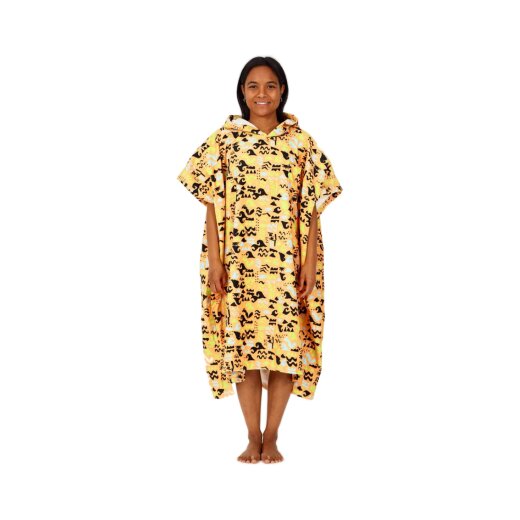 After Essentials Poncho Stamps Tangerine